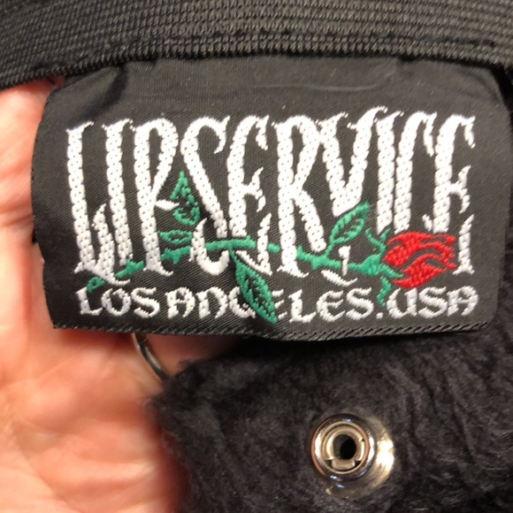 Rare Lip Service Faux Fur Black Pants - Picture 10 of 14